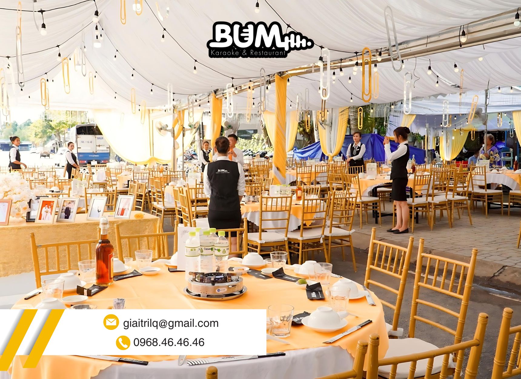Hỗ trợ tận tình trước, trong và sau sự kiện